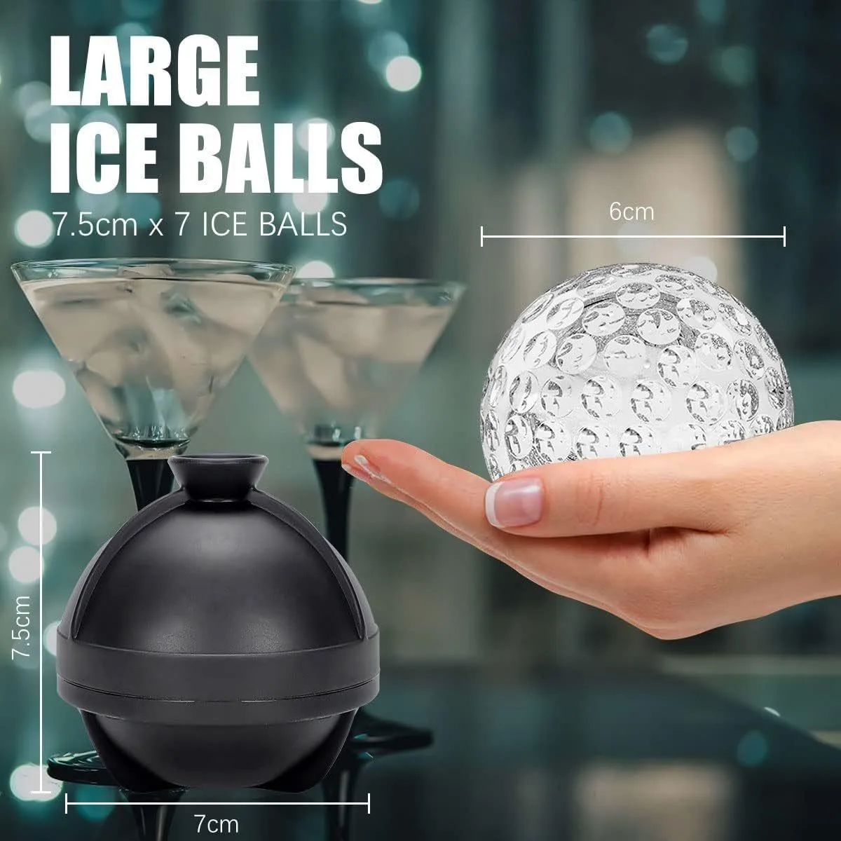 Gıda Sınıfı Silikon Buz Topu M - Golf Ball Premium incelemesi ve fiyatı