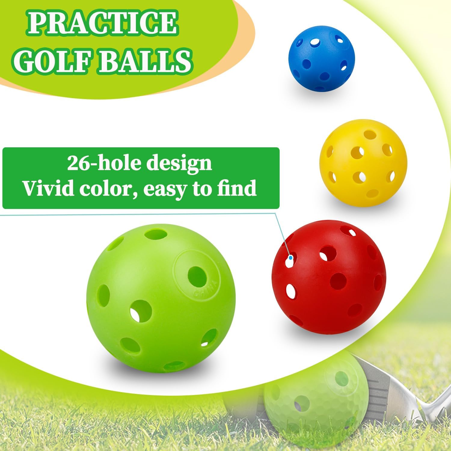 24 adet 42MM hava akımı renkli - Golf Ball Premium incelemesi ve fiyatı